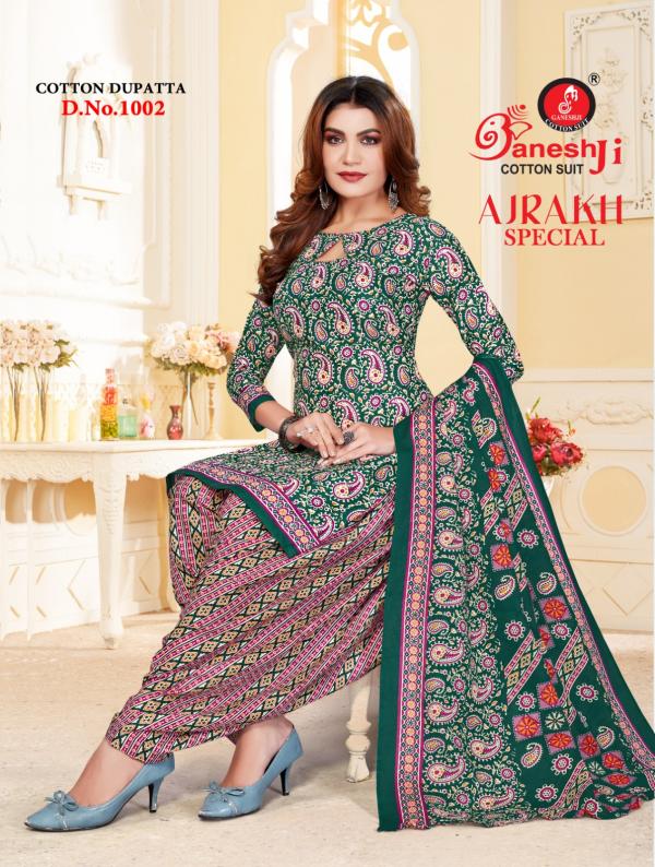 Ganeshji Ajrakh Special Vol-01 – Dress Material